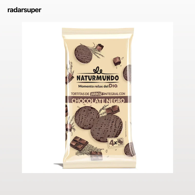 Tortitas de arroz integral con chocolate negro Dia Naturmundo 130 g