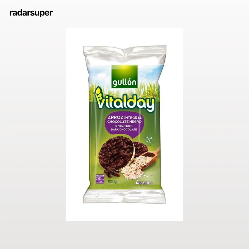 Tortitas de arroz integral Vitalday 105g chocolate
