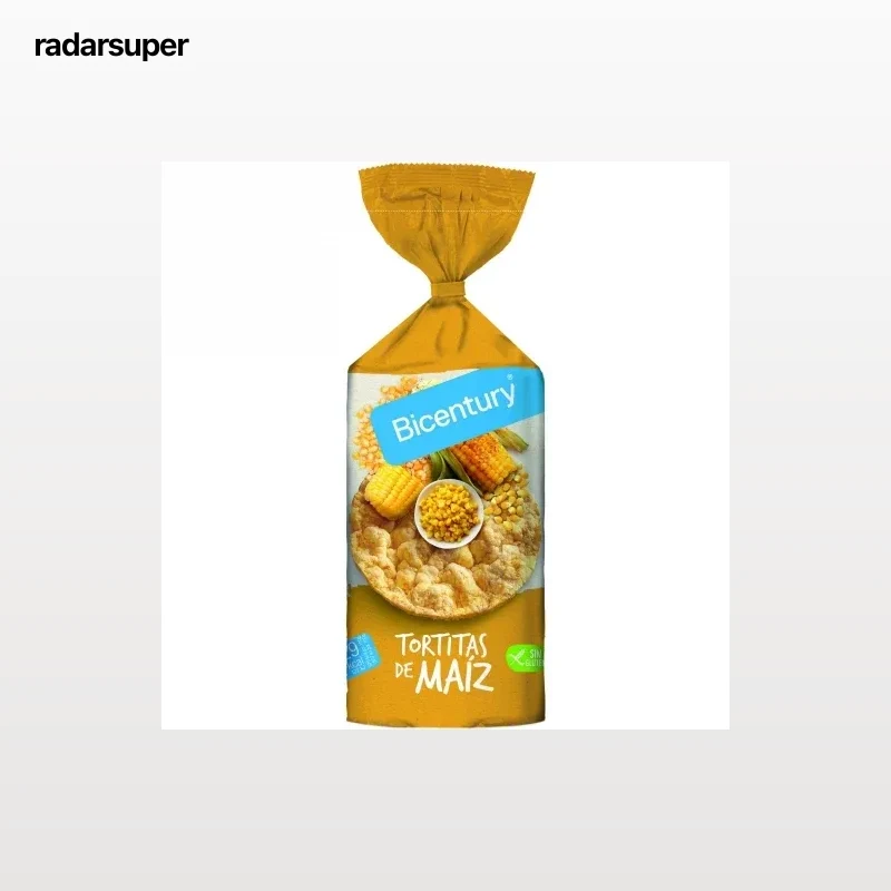 Tortitas de maíz Bicentury sin gluten 130 g.