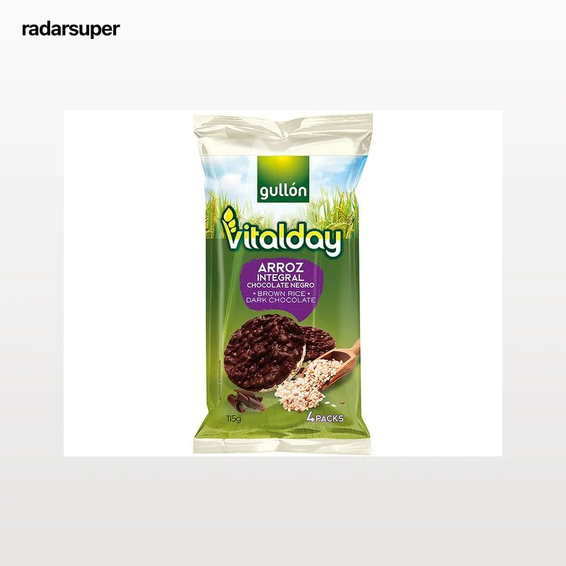 TORTITAS GULLON VITALDAY ARROZ CHOCOLATE 105.2G
