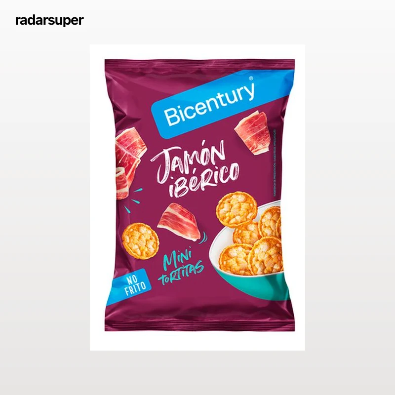 Tortitas nackis Bicentury 70g jamon ibérico
