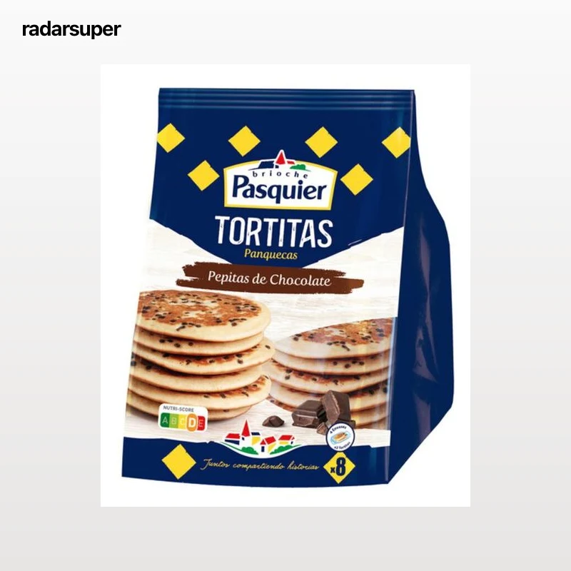 Tortitas con pepitas de chocolate Pasquier 280g