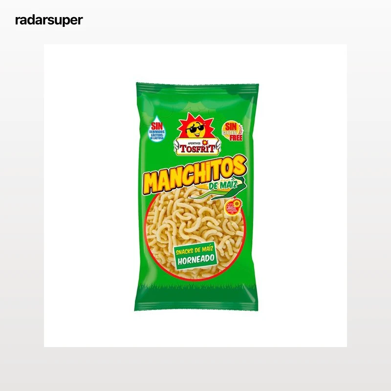 TOSFRIT Snack de maíz horneados TOSFRIT MANCHITOS 100 g.