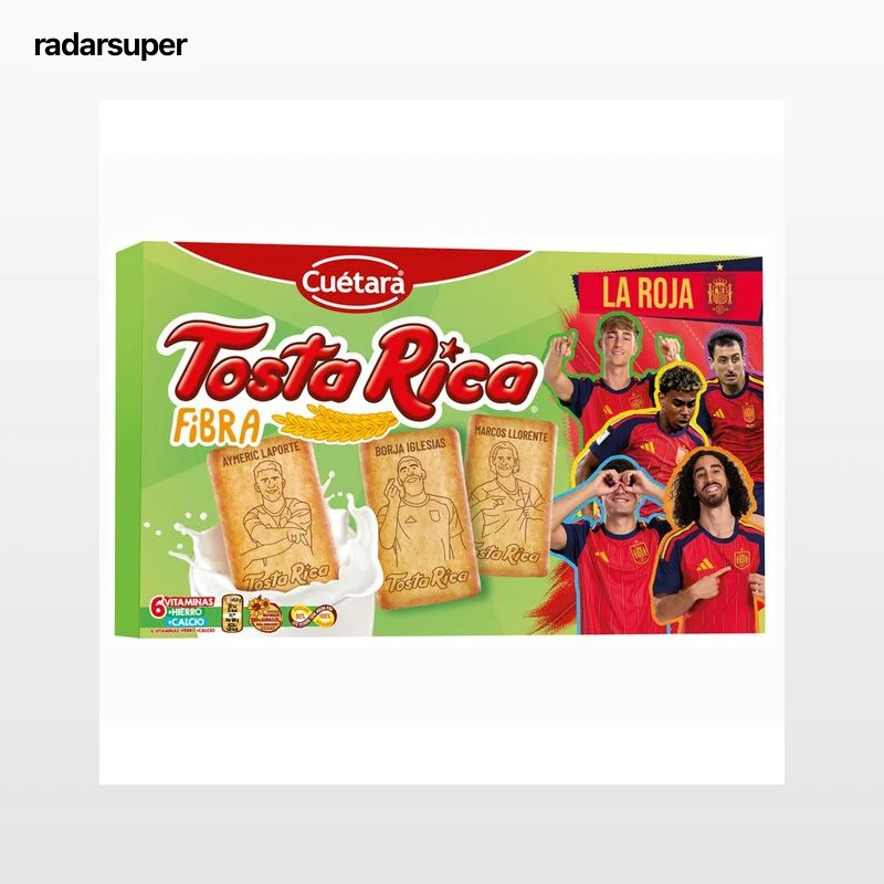 TOSTA RICA Galletas de fibra 760 g.