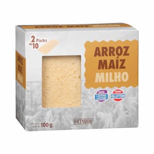 Tostadas de arroz y maíz