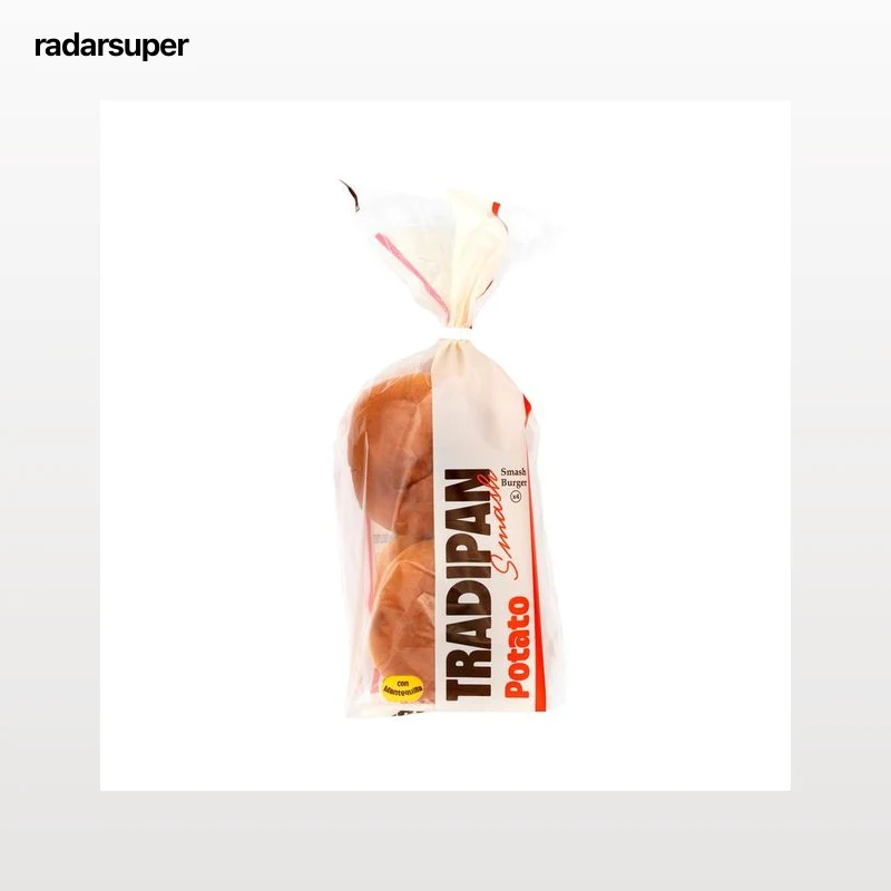 TRADIPAN Pan de hamburguesa smash potato 300 g.
