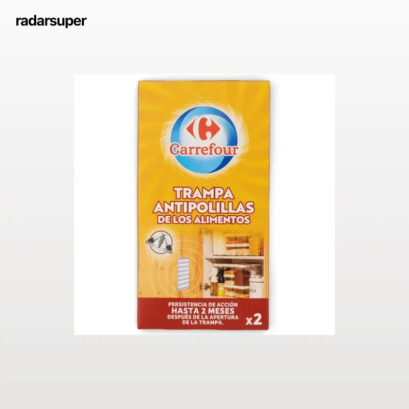Trampa detectora de polillas de los alimentos Carrefour 1 ud.