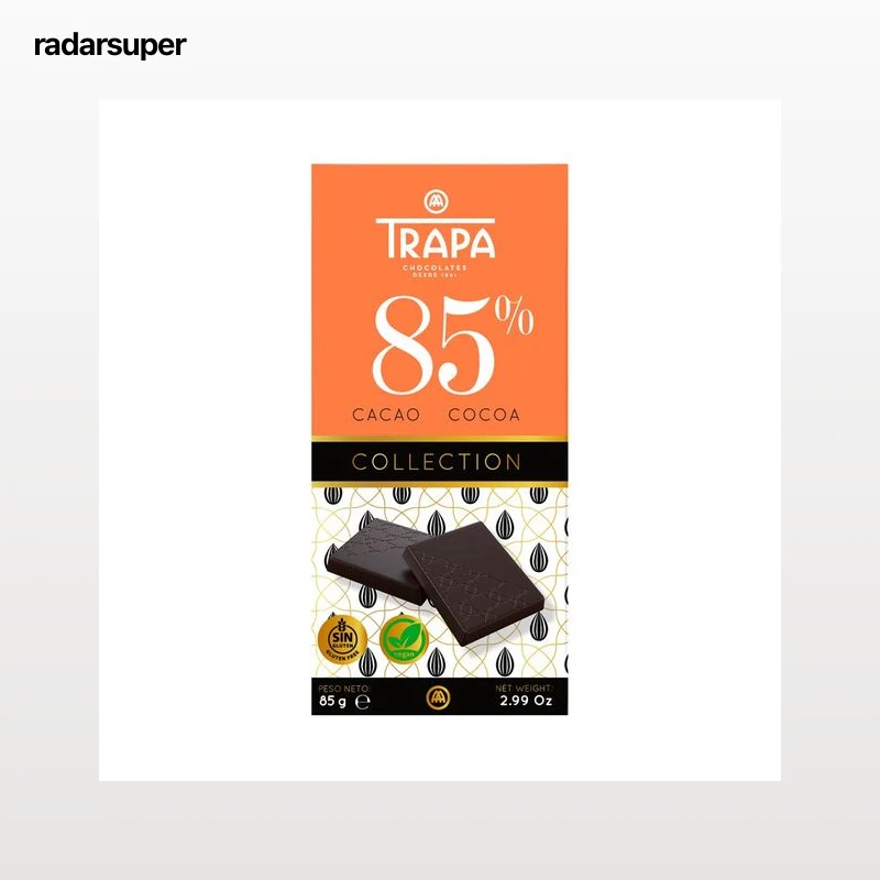 TRAPA Collection Chocolate negro 85 % cacao 85 g.