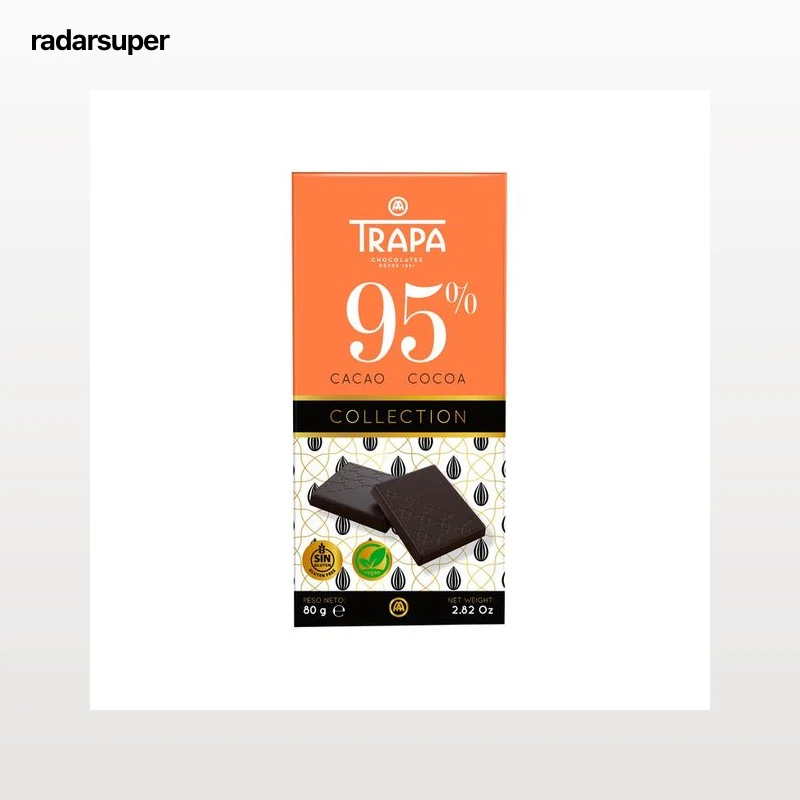 TRAPA Collection Chocolate negro 95 % cacao 80 g.