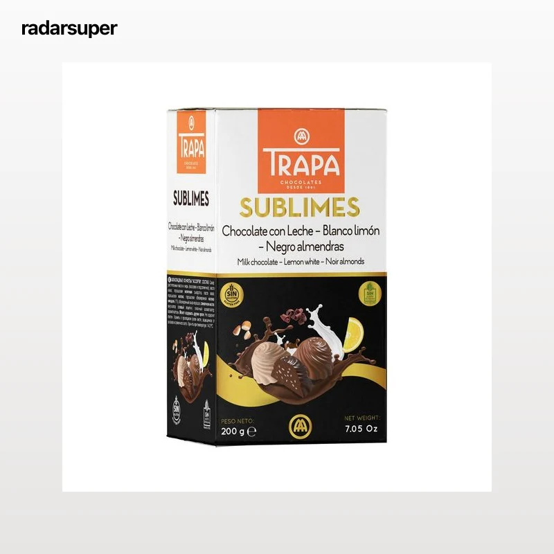 TRAPA Sublimes Bombones de chocolate 200 g.