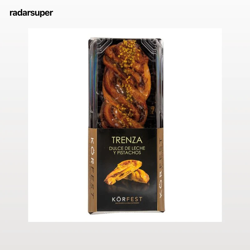Trenza Körfest dulce de leche y pistacho 450g
