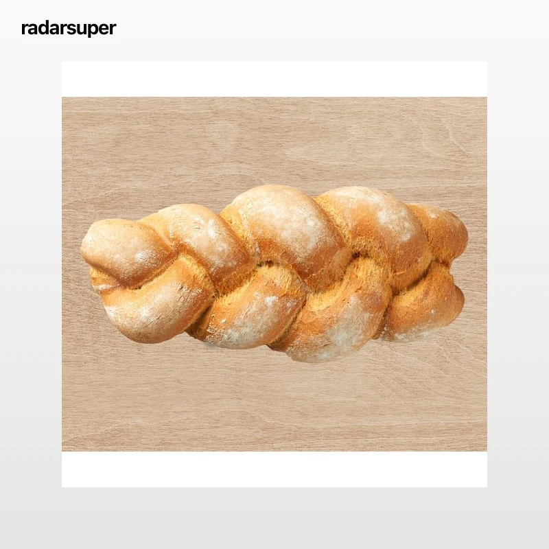 Trenza de pan con masa madre de Fabricación Propia 500 g.