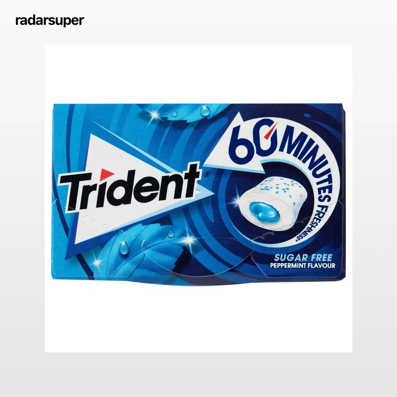 TRIDENT 60 MINUTES Chicles gragea de menta 20 g.