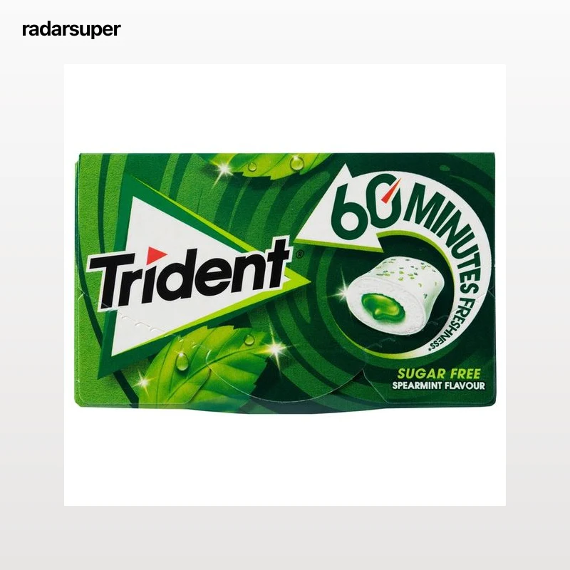 TRIDENT Chicles gragea de hierbabuena 20 g.