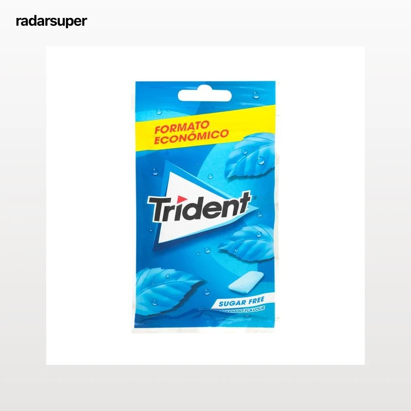 TRIDENT Chicles menta gragea 43,5 g.
