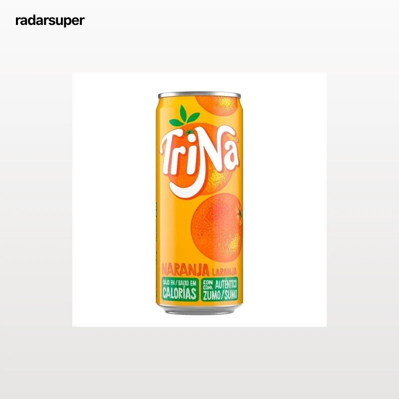 Trina de naranja sin gas lata 33 cl.