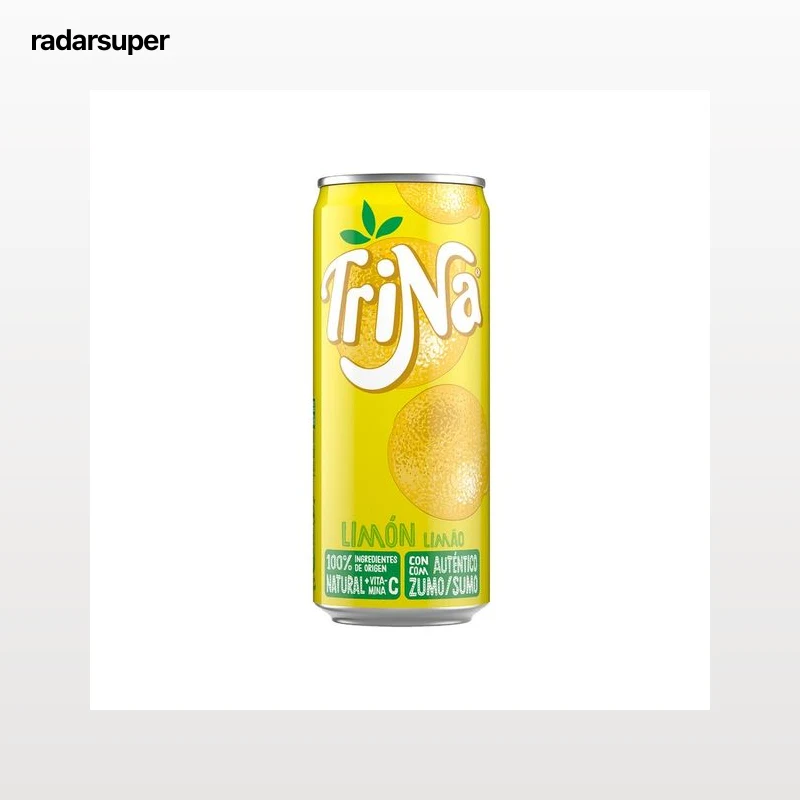 TRINA Refresco de limón lata de 33 cl.