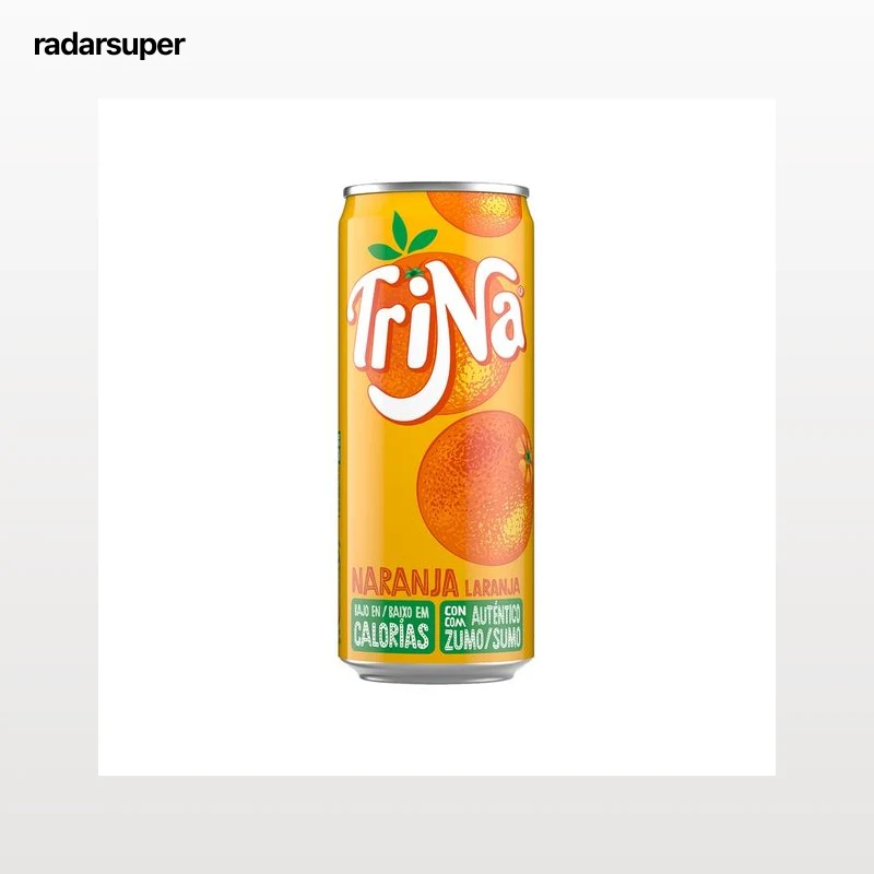 TRINA Refresco de naranja lata de 33 cl.