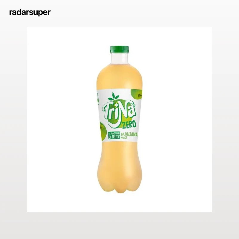 TRINA ZERO  Refresco de manzana zero botella de 1,5 litros