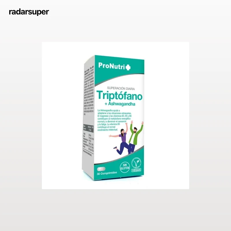 Triptófano con ashawanda Pronutri sin gluten 30 ud.