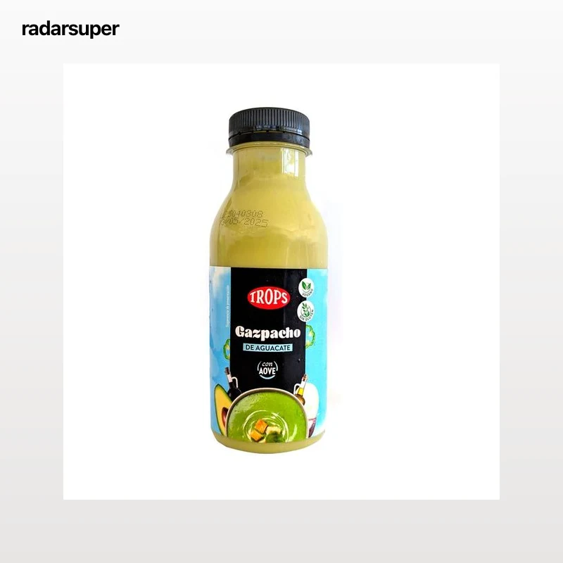 TROPS Gazpacho de aguacate con aceite de oliva virgen extra (AOVE) 33 cl.
