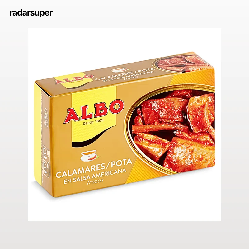 Trozos de calamar en salsa americana Albo 72 g