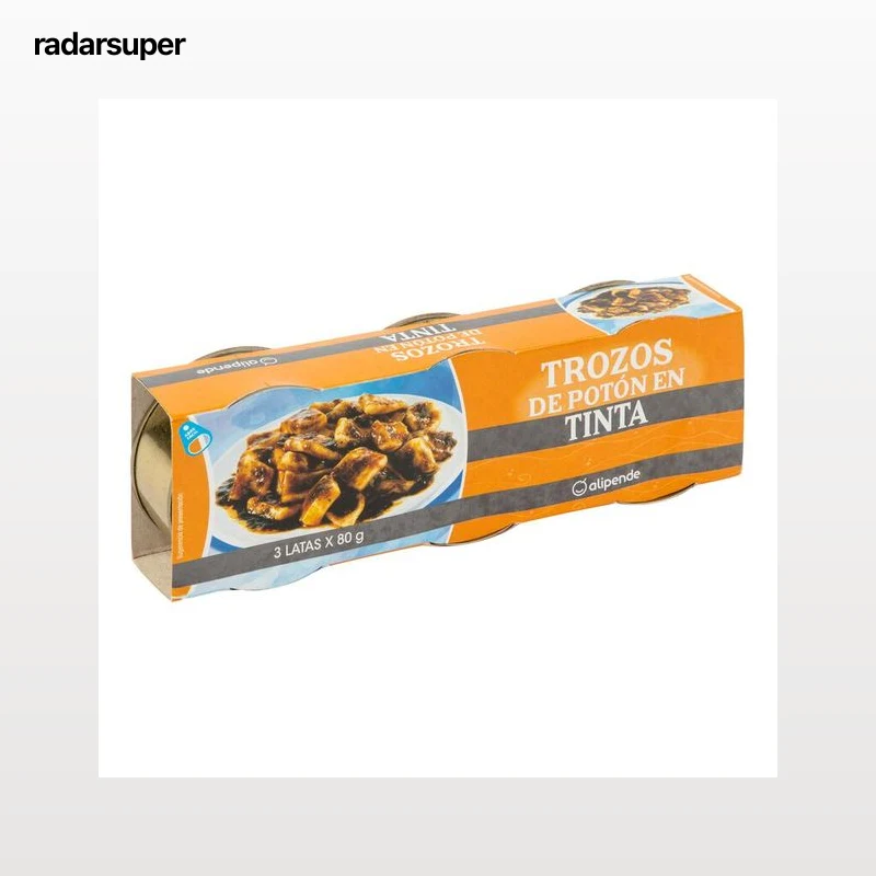Trozos de potón en tinta Alipende Pack 3