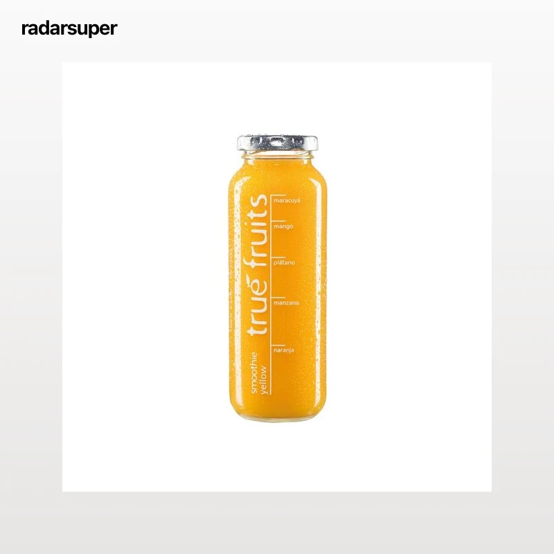 TRUE FRUITS Preparado de zumo de frutas (smoothie yellow) 25 cl.