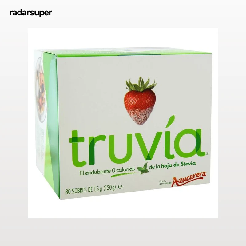 TRUVÍA Edulcorante con stevia 80 sobres