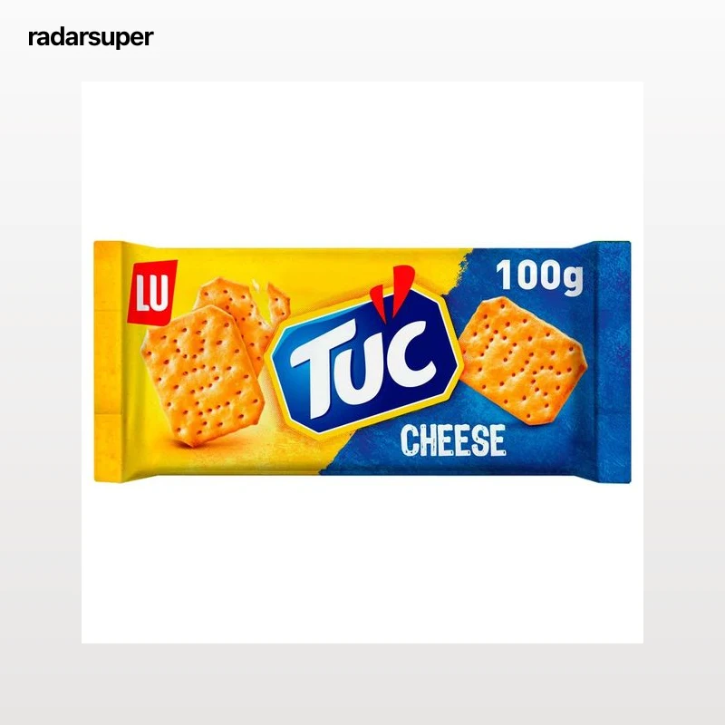 TUC Galletas saladas con sabor a queso de LU TUC paquete de 100 grs.