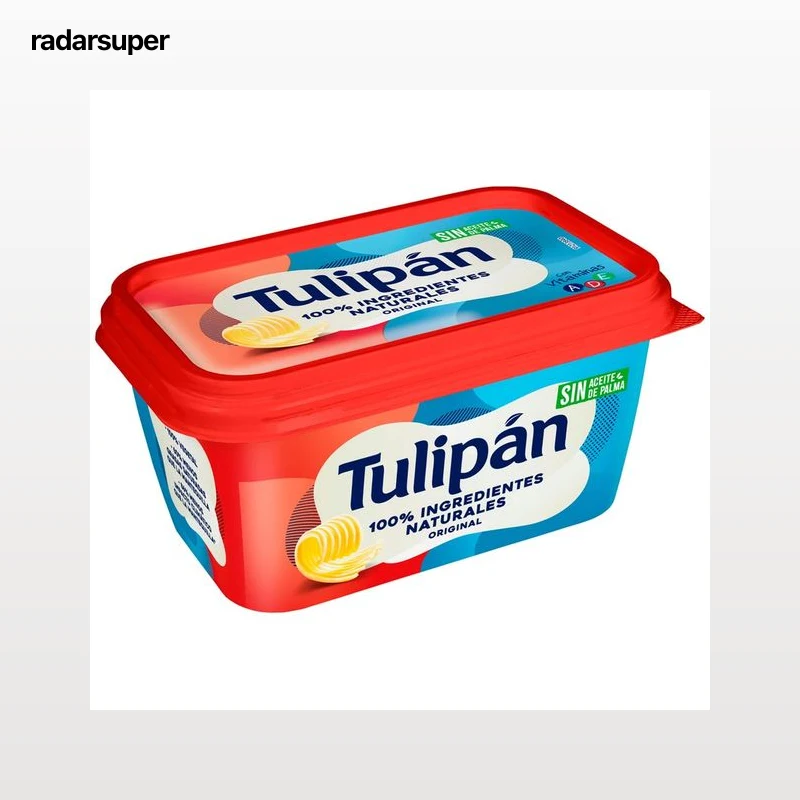 TULIPAN Materia grasa para untar vegetal 59% 400 g.
