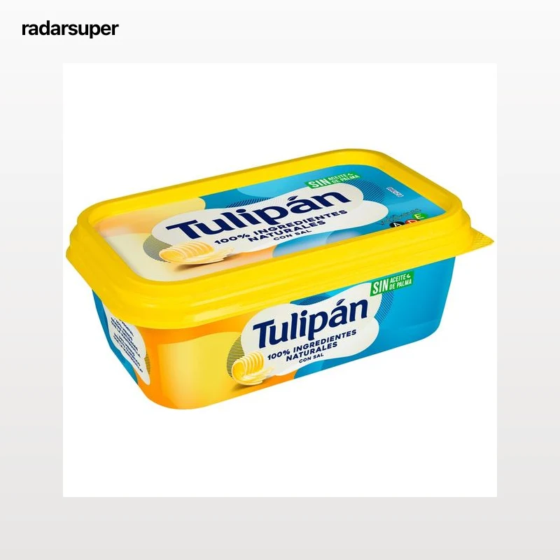TULIPÁN Materia grasa para untar vegetal 59% con sal 225 g.