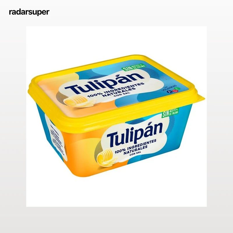 TULIPÁN Materia grasa para untar vegetal 59%, con sal 900 g.