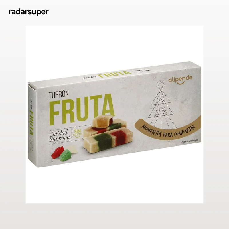 Turrón Alipende 250g fruta