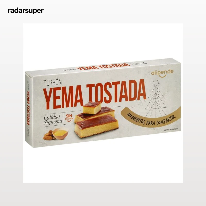 Turrón Alipende 250g yema tostada