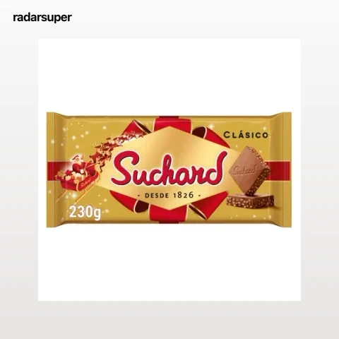 Turrón de chocolate clásico Suchard 230 g.