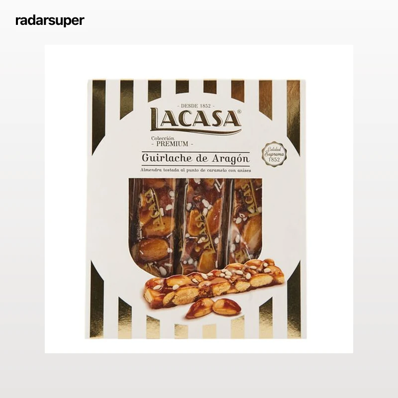 Turrón guirlache de aragón Lacasa 240g