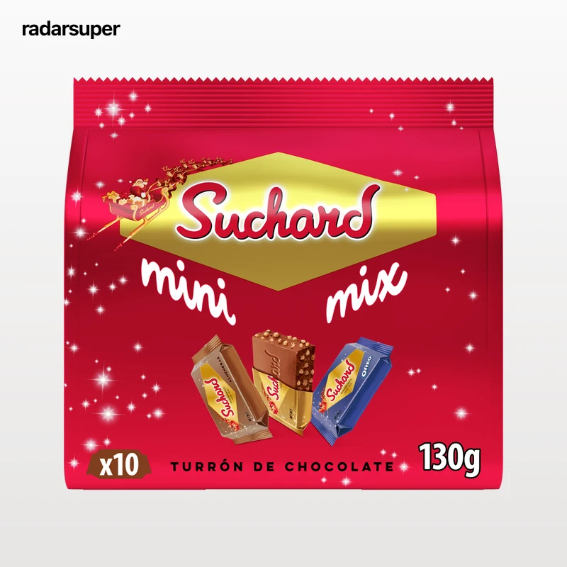 Turrón mini surtido 10 mini turrones Suchard 130g