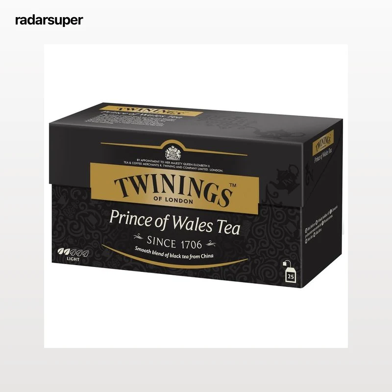 TWININGS Prince of Wales Té negro clásico 25 uds. 50 g.