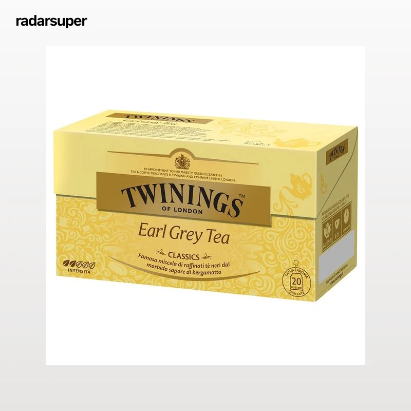 TWININGS Té Earl Grey 20 uds 40g
