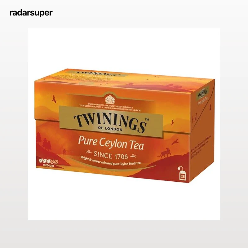 TWININGS Té Pure Ceylon 25 uds.