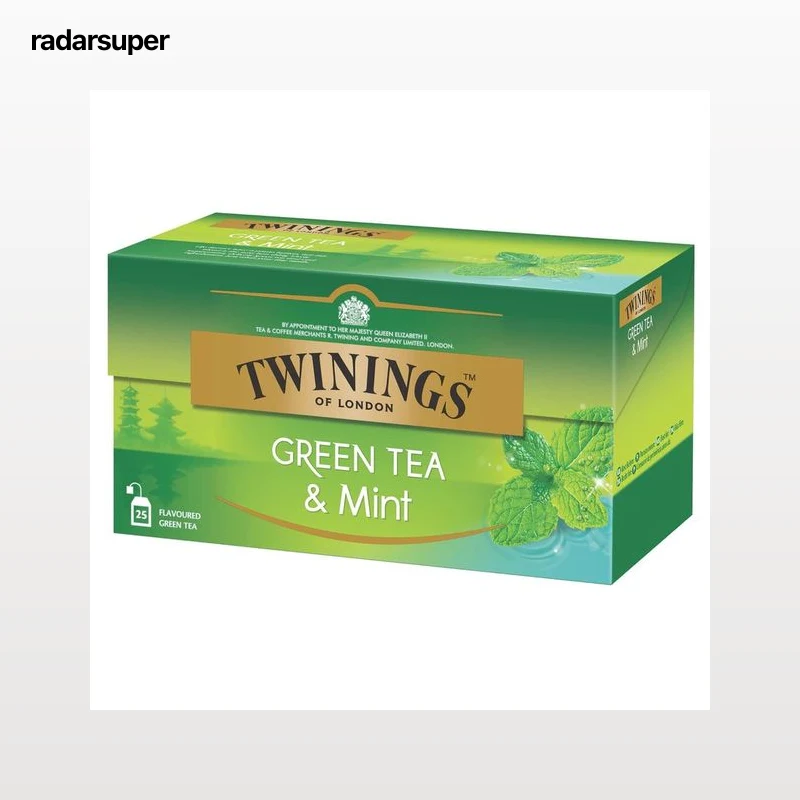 TWININGS Té verde con menta 25 uds. 50 g.