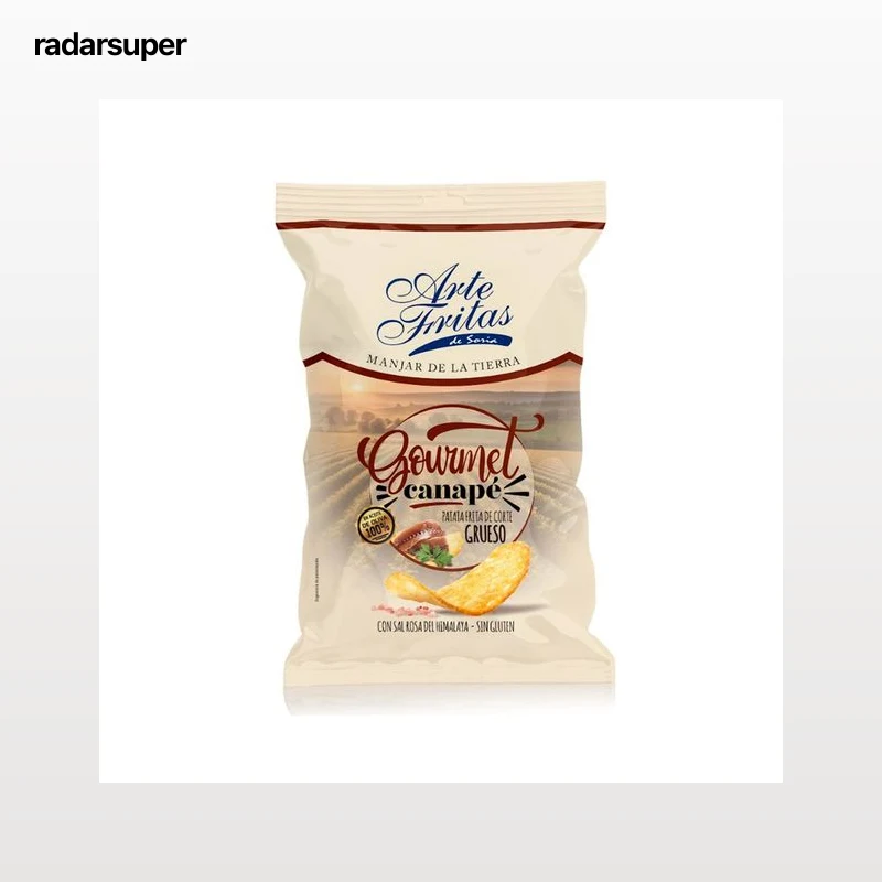 UGARSA Patatas fritas oliva corte grueso con sal himalaya 130g