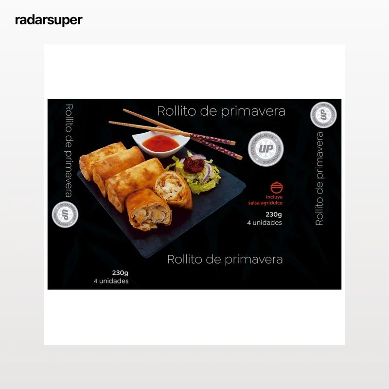 UP Rollitos de primavera congelados 230 g.