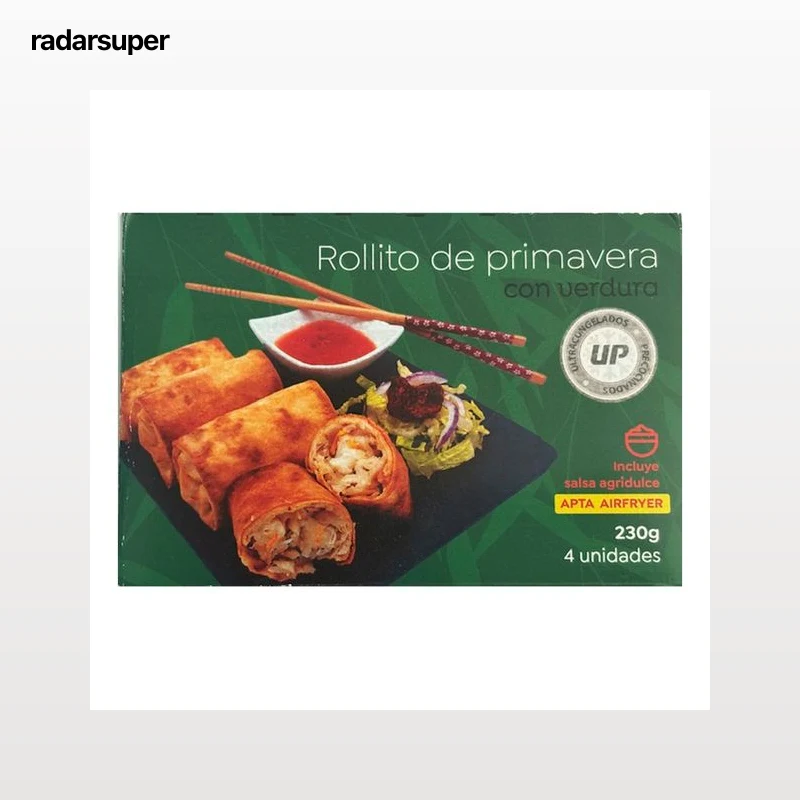 UP Rollitos primavera con verdura congelados 4 uds. 230 g.