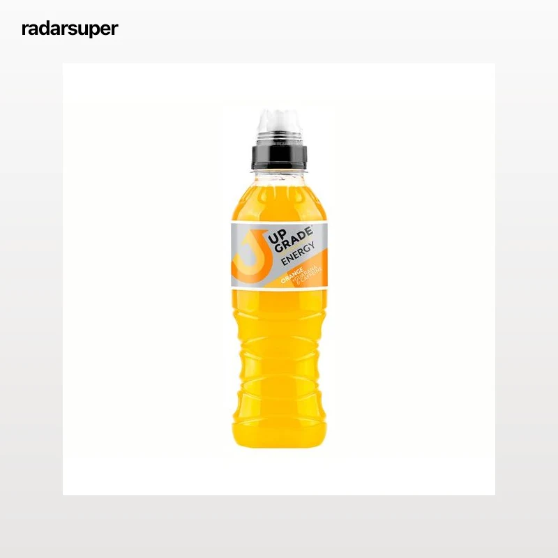 UPGRADE Bebida refrescante sabor naranja con guaraná y cafeina botella 0,5 l