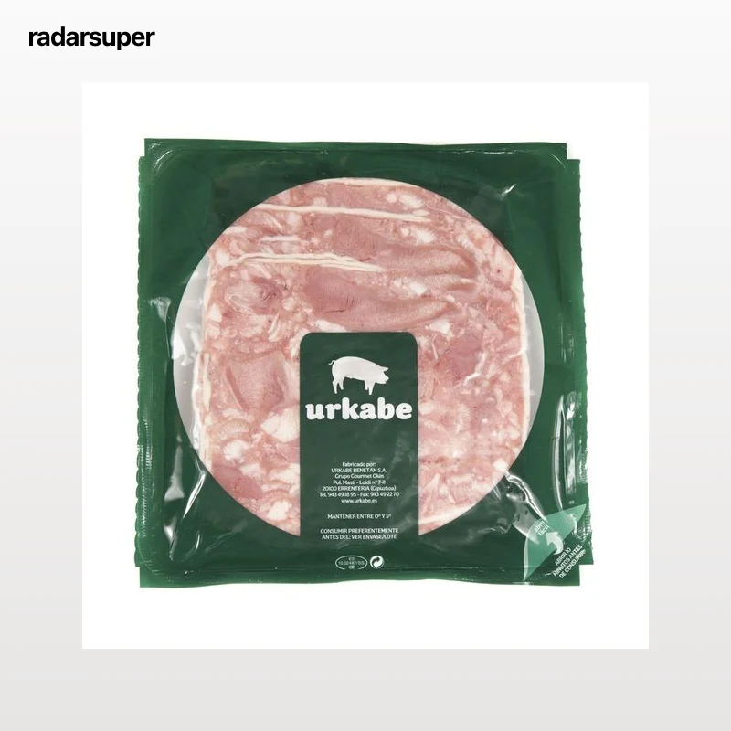 URKABE Cabeza de cerdo cortada en lonchas URKABE 200 g.