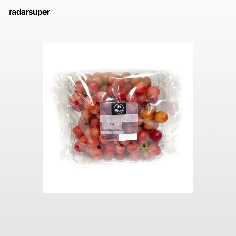 Uva roja sin pepitas El Mercado 500 g aprox