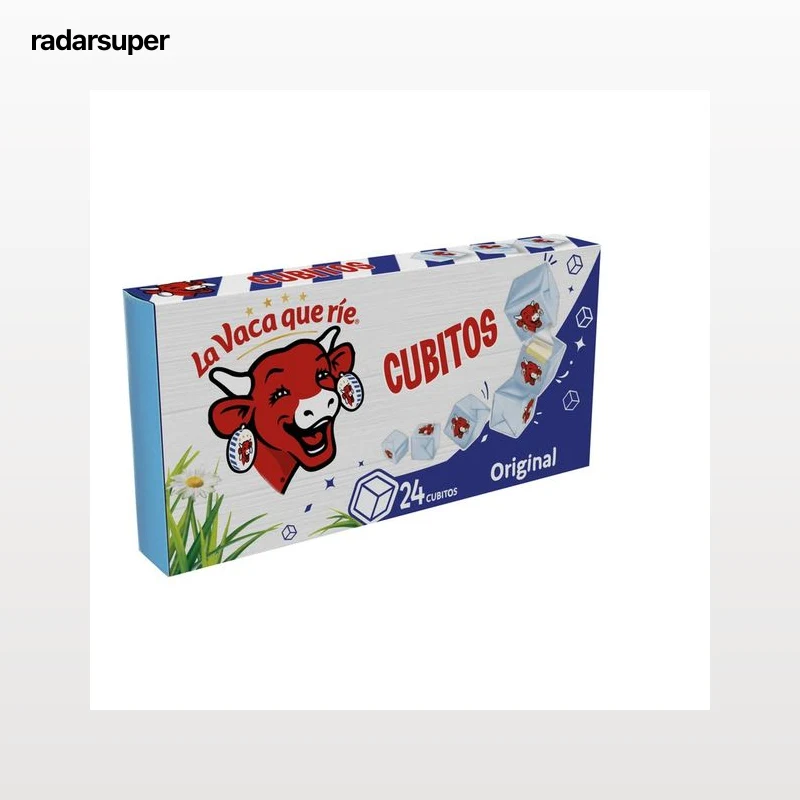 LA VACA QUE RÍE Queso fundido en porciones LA VACA QUE RÍE CUBITOS 24 uds. 125 g.