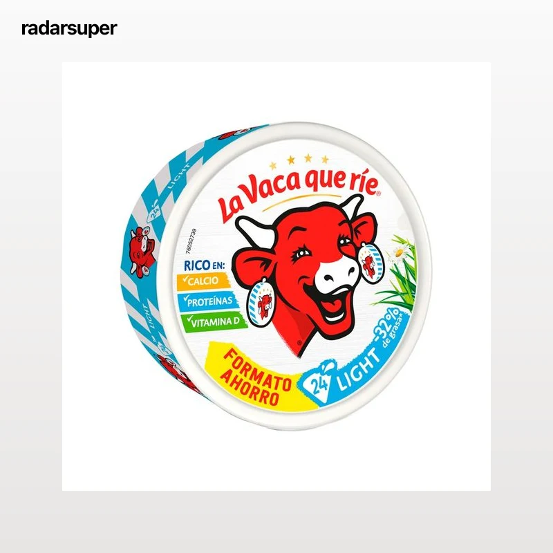 LA VACA QUE RIE Queso en porciones light 24 Uds.